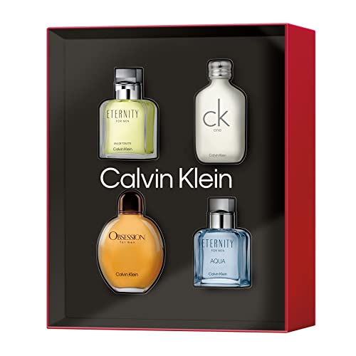 Calvin Klein 4-Piece For Men Fragrance Holiday Gift Set (.5 Fl Oz) #TOP1