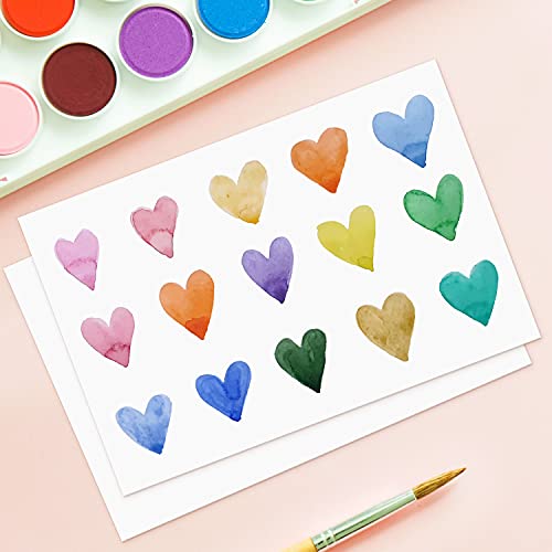 S&O 300gsm 4x6” Postcard Paper Cardstock(Both Sides Blank) For Art or Clear Thank Notes for Mailing—Set of 60 White Blank Invitation Sheets, Printable Stationery Set, Bulk greeting Cards Pack - Thumbnail 3