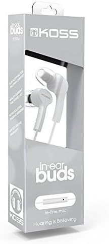 Koss KEB 9i In Ear Headphone for iPhone/iPad/iPod/MP3 Players/Samsung/Smartphones - White - Image 3