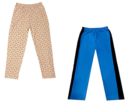 Image of indi weaves Boys and Girls Cotton Solid and Printed Pyjama /Pant /Trackpants
