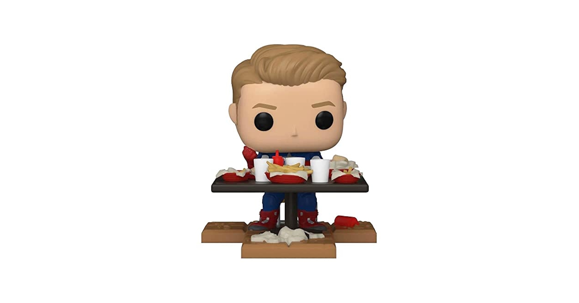 アメコミ Victory Shawarma Captain America Amazon.com: Funko Pop Deluxe Marvel: Avengers Victory
