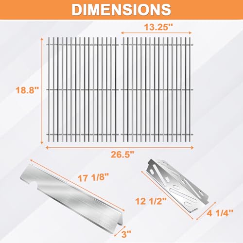 Remplacement Genesis II/II LX 300 SER avec grilles 66802 robustes haute performance