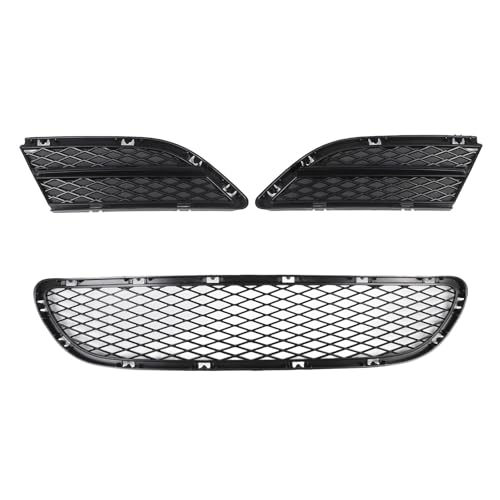 Rejilla central inferior de parachoques ABS premium compatible con Serie 3 E90 E91 5
