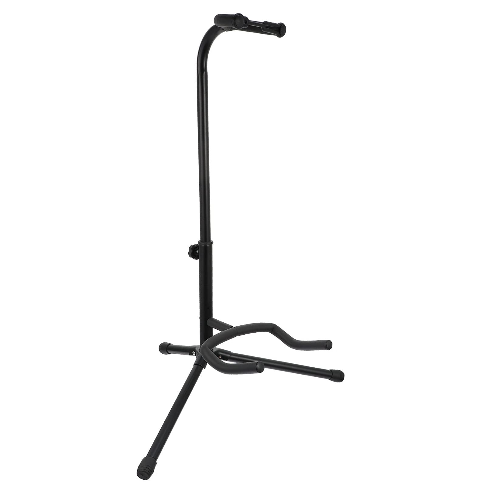 YARNOW Supporto Pieghevole per Chitarra, Supporto Verticale in Ferro Base Stabile, Nero, per Esposizione e Negozio di Chitarre