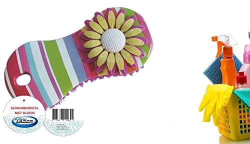 Aqua Laser Cepillo Flower, 2 Unidades Flower Power como Cepillo de Limpieza