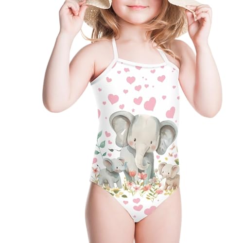 Girls' Swimwear Beach Sport Athletic One Piece Swimsuit Halter Bathing Suits3