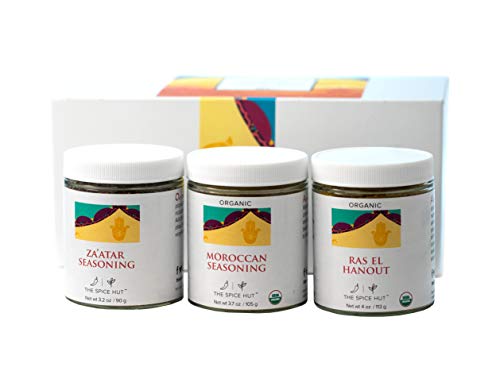 Mediterranean Seasoning Gift Set – Organic- 3 Flavors of the Middle East | Za’atar, Moroccan Spice, Ras El Hanout – with Salt | Gourmet Spice Collection for Cooking | All-Natural, Kosher, Vegan, Keto – No MSG -12oz Mediterranean Seasoning Gift Set – Organic- 3 Flavors of the Middle East | Za’atar, Moroccan Spice, Ras El Hanout – with Salt | Gourmet Spice Collection for Cooking | All-Natural, Kosher, Vegan, Keto – No MSG -12oz