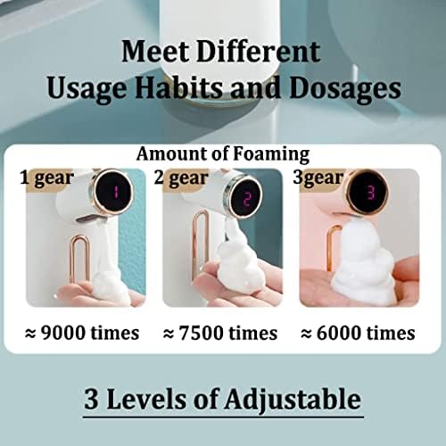 Automatic Soap Dispenser Advanced Foaming Soap Lotion Dispenser Touchless Lotion Dispensers 10.1oz/ 300ml for Bathroom Toilet