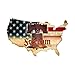 Past Time Signs PS246 Freedom Working USA Custom Metal Shape Sign