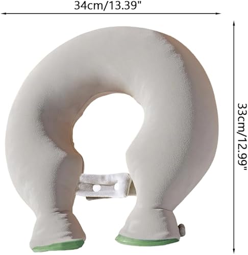 Miniatura 4 de MiOYOOW U-Shaped Hot Water Bottle, Thickened Soft Removable Neck & Shoulders Heating Bag with Ergonomic Design, Leak-Proof Hot Cold Dual-Use Neck