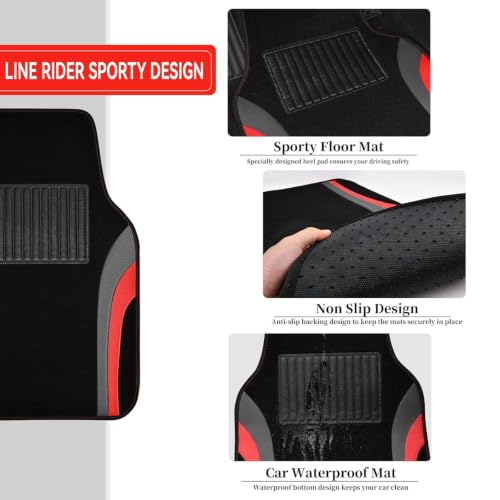 Tapis de sol voiture BYD Sealion 7 2025 antidérapant moquette 4 pièces - 5