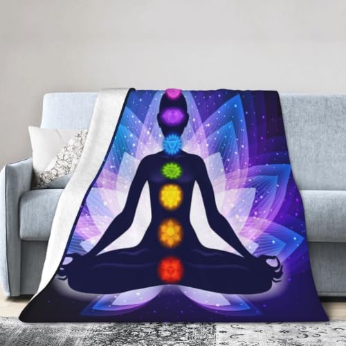 Chakra Meditation Throw Blanket