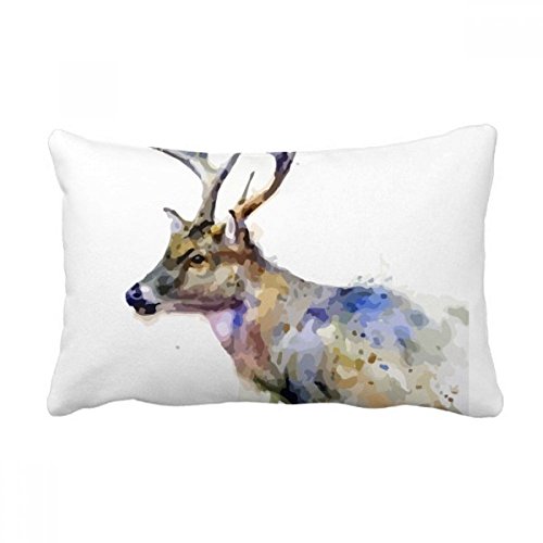 Coussin de décoration renne multicolore, idée cadeau original maison - 2