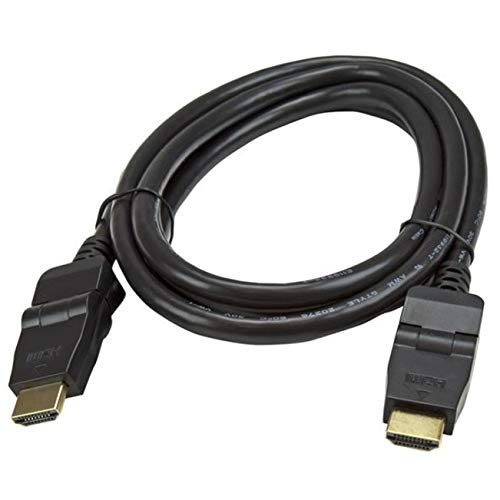 StarTech.com 6ft Swivel HDMI Cable, 4K High Speed Rotating HDMI Cord, 4K 30Hz UHD HDMI, 10.2 Gbps, HDMI 1.4 Video, HDCP 1.4 - Image 2