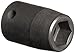 Martin 4M614 14mm Type I Opening 1/2" Power Impact Square Drive Socket, 6 Points Standard, 38mm Overall Length, Industrial Black Finish