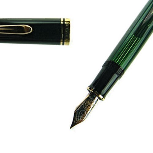 Amazon | Pelikan ペリカン 万年筆 スーベレーン M600 グリーン縞 M