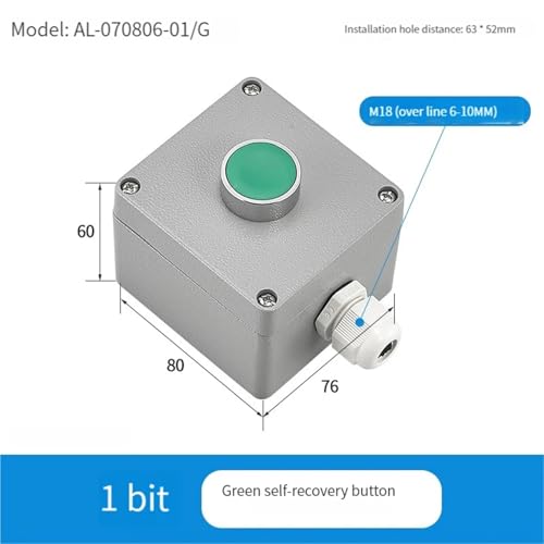 Boîte de jonction en aluminium moulé 1 trou pour réinitialisation électrique