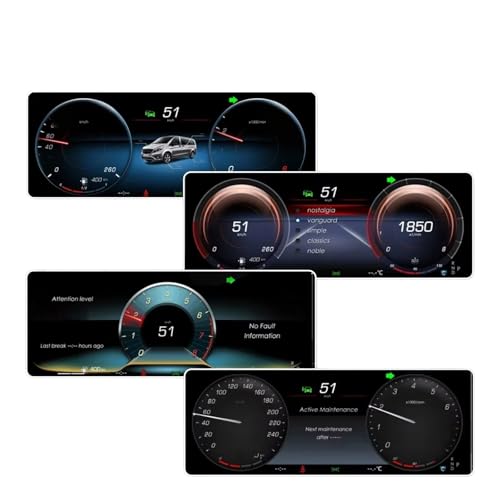 Panel LCD 12.3 pulgadas W205: velocímetro inteligente con Linux y Android para C-Class 4