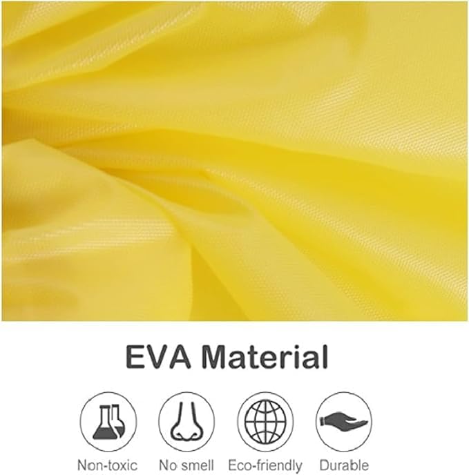 Image of Unisex Adults EVA Waterproof Rain Coat 1Pc