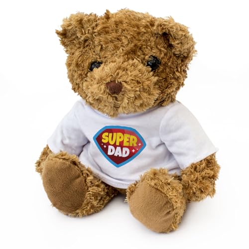 Ours en peluche Super Dad doux, le cadeau idéal pour la Fête des Pères