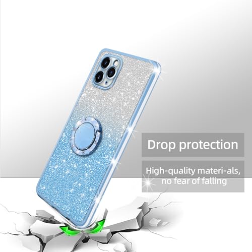 Coque iPhone 11 Pro antichoc avec béquille et sangle de protection en TPU brillant