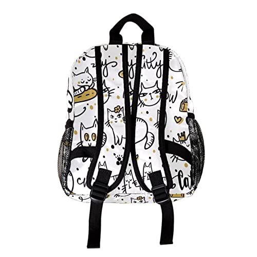 Sac à dos chat imperméable pour enfant - Cartable 30,5 cm robuste et compact