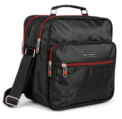 BAG STREET Arbeitstasche Herren – Flugbegleiter Tasche viele Fächer, Businesstasche...