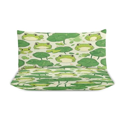 Housse de couette grenouille 100% microfibre haute densité - 4