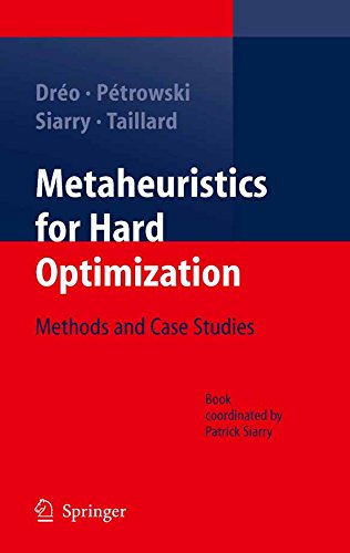Metaheuristics for Hard Optimization: Methods and Case Studies