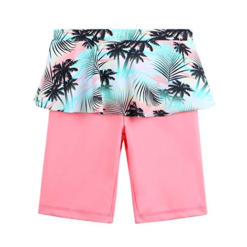 Image of TFJH E Girls Swimsuit UPF 50+ UV Two Piece Long Sleeve Swimwear Rash Guard Sets 3-12Y
