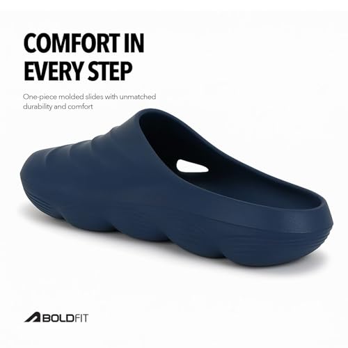Image of Boldfit slippers for man comfortable flip flops for man lightweight chappal for men stylish sliders for men casual wear sliders for boys anti slip slippers for boys