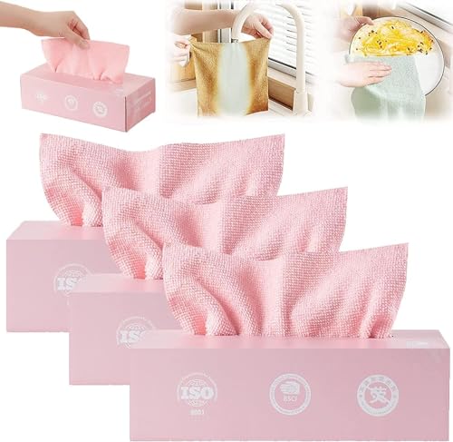ZOCKRIX 20‑Piece Thickened Magic Wipe Set – Reusable Microfibre Cleaning Cloths for Home, Kitchen & Car – Streak‑Free, Lint‑Free & Multi‑Functional