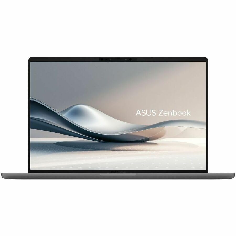 Image of Asus Zenbook A14 UX3407 UX3407QA-PS76 14 inch Copilot+ PC Notebook - WUXGA - 60 Hz - Qualcomm Snapdragon X X1-26-100-32 GB - 1 TB SSD - Iceland Gray
