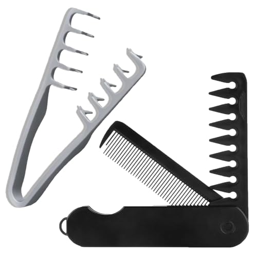2 Pack Peines Texturizadores de Dientes Anchos para Volumen miniatura 1