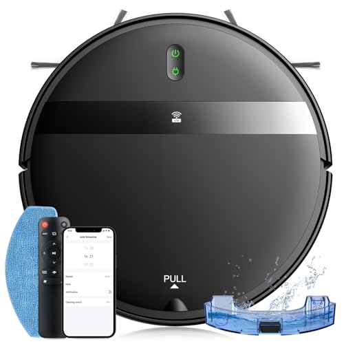 Kilgone Robotic Vacuum, 2-in-1 Robot Vacuum and Mop Combo, App/Alexa& WiFi/Bluetooth, Self-Charging...
