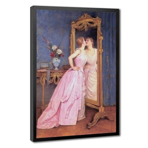 Poster Vanity Auguste Toulmouche pour habiller un grand mur vide de salon