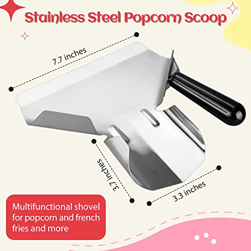 Essenya 202 PCS Popcorn Bags with Popcorn Scoop and Salt Shaker,1 oz Small Pop Corn Bags Popcorn Bags Individual Servings for Popcorn Machine Supplies Party Movie Night Theater (Professional, 202 PCS) - Thumbnail 5