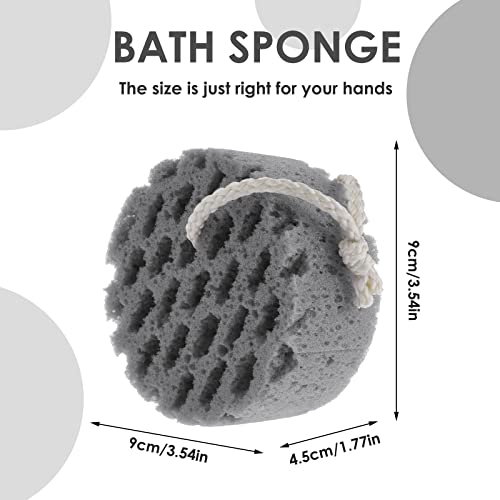 Wllhyf Bath Sponges Foam Loofah Sponge Body Wash Sponges Exfoliating Sponge Scrubber Shower Sponge Bathing Cleaning Accessories For Women Men (Grey) #TOP1