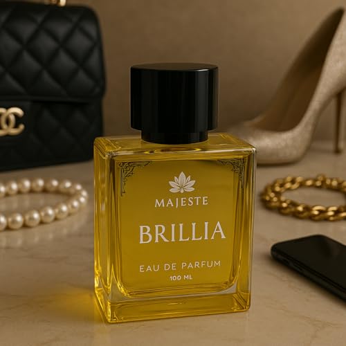 Image of Brillia by APS Majeste Perfume for Women - 100 ML Eau De Perfume | Long-Lasting Luxury Fruity, Spicy & Woody Fragrance