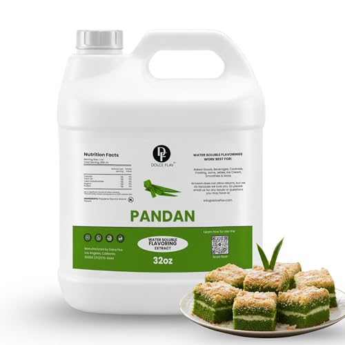 Image of Dolce Flav Pandan Flavoring Concentrate | Water Soluble | 32 Fl Oz