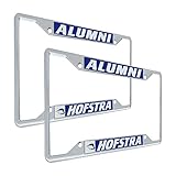 Desert Cactus Hofstra University License Plate Frame Car Tag Holder for Front or Back of Car Officially Licensed Metal (Alumni 2-Pack)