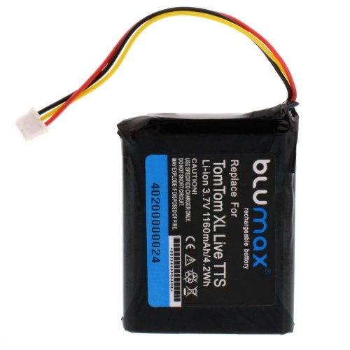 Blumax - 40200 Batterie pour Tomtom - One XL/V2 / V3 1160MAH Li-Ion (Produit Import)