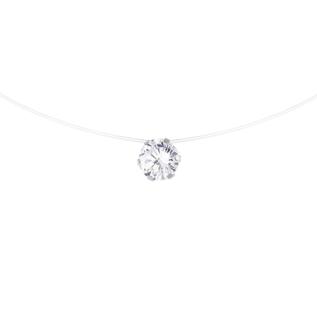 ESSENS – Orecchini Solitari 8 mm – Collezione SO PRESTIGE – Zirconia Cubica e Argento 925 – Sistema a Farfallina – Gioiello da Donna