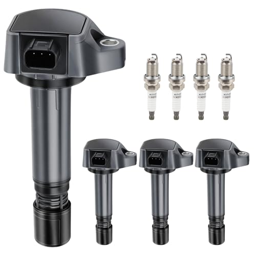 Motorevo Ignition Coil Pack and Spark Plugs Compatible with 1.8