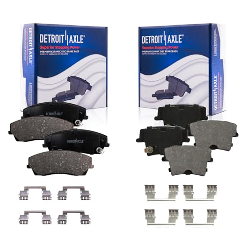 Image of Detroit Axle - 3.5L Brake Pads for 2006-2010 Dodge Charger, 2005-2008