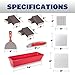 WAL-BOARD TOOLS Drywall Patch Repair Kit, Pan, Knife, Aluminum Mesh, Plaster Finishing Tools, DTKPR1