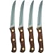 Chicago Cutlery B144 4pc Walnut Tradition Steak Knife Set