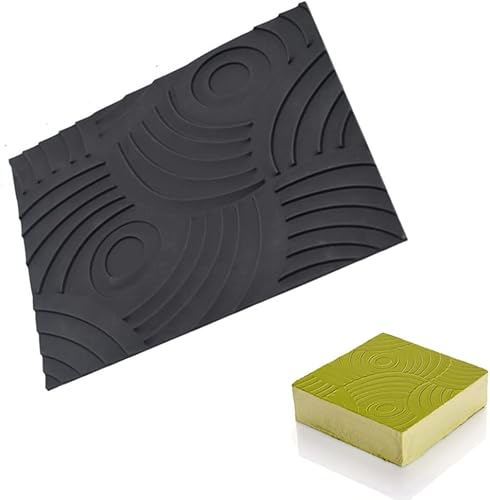 Esterillas anuales de silicona para hornear, herramientas de decoración de pasteles, alfombrilla de venas, moldes de fondant, moldes de mousse,
