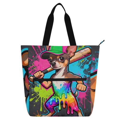Bolsa de libros para niños de chihuahua ideal para la biblioteca y clases