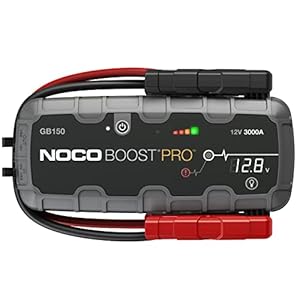 NOCO Boost Pro GB150 3000A 12V UltraSafe Draagbare Lithium-Accu Auto Starthulp Pack, Startbooster, Jumpstarter, Acculader Powerbank en Startkabel voor 9L Benzinemotor of 7L Dieselmotor